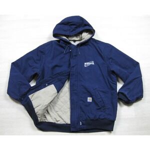 Vintage Carhartt Flame Resistant Hooded Active Jacket (XL) Duck Canvas WFRJ130